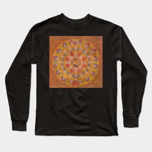 Steinbock Horoskop Mandala Produkte Long Sleeve T-Shirt